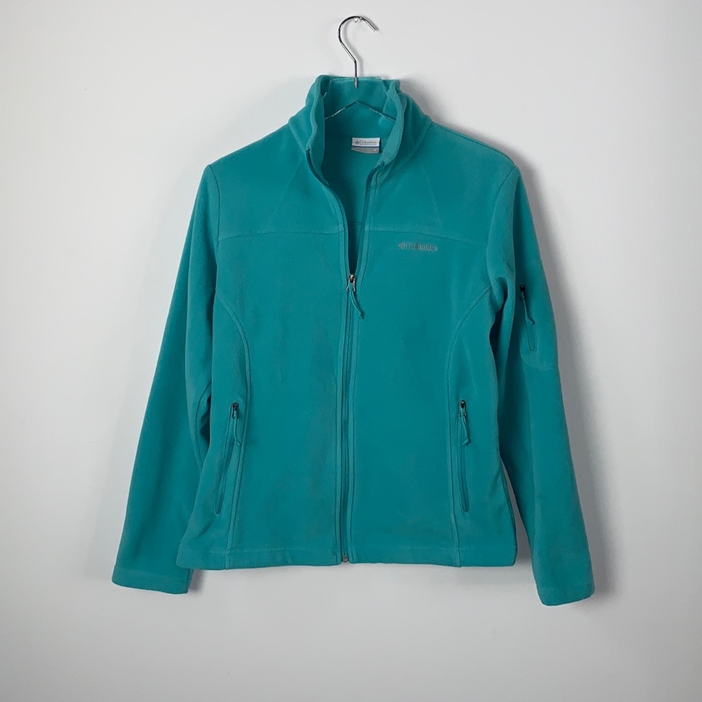 COLUMBIA Full Zip Fleece Jacket Size Medium✨